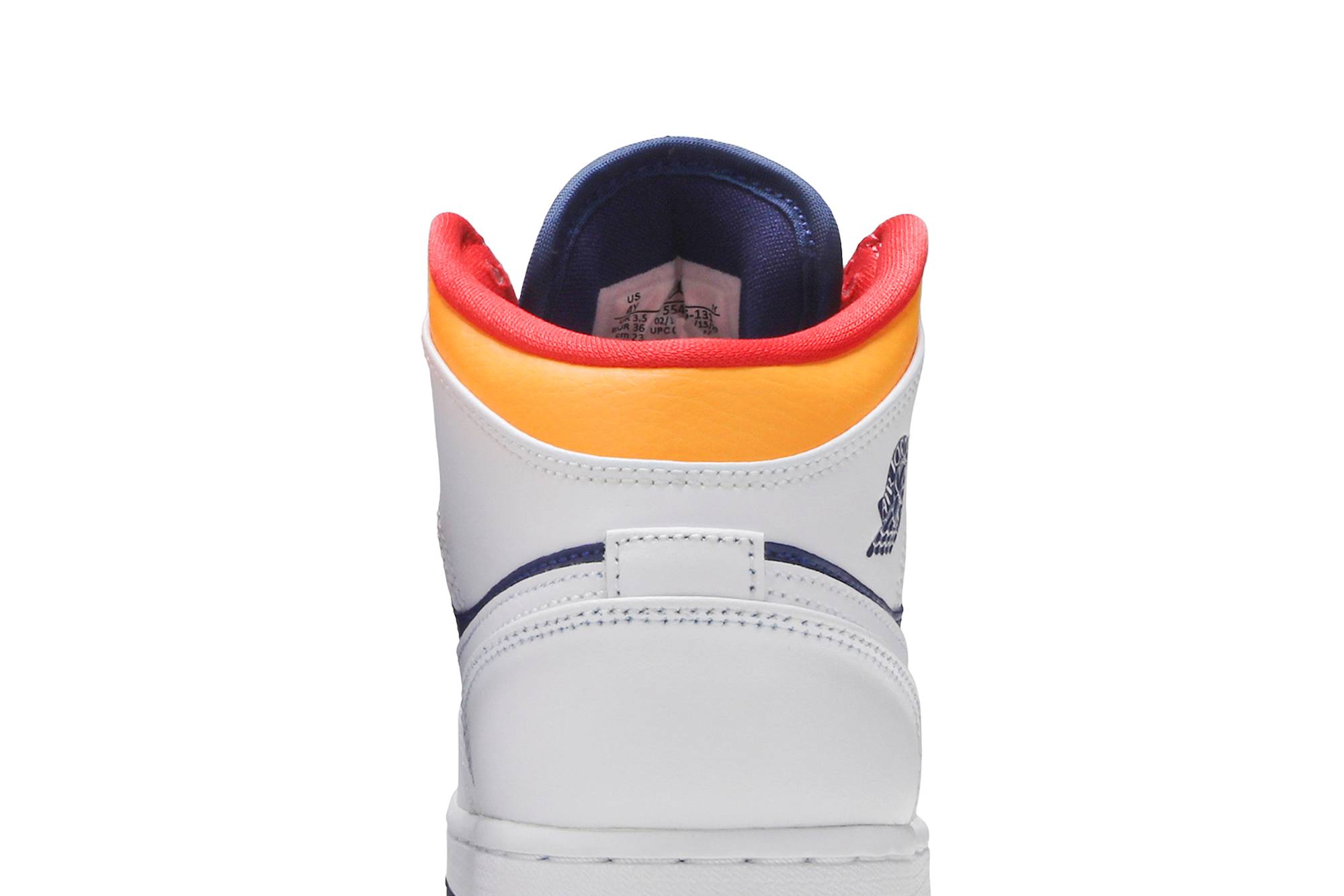 Air Jordan 1 Mid ‘White Deep Royal Blue’ 554725-131 - Image 7