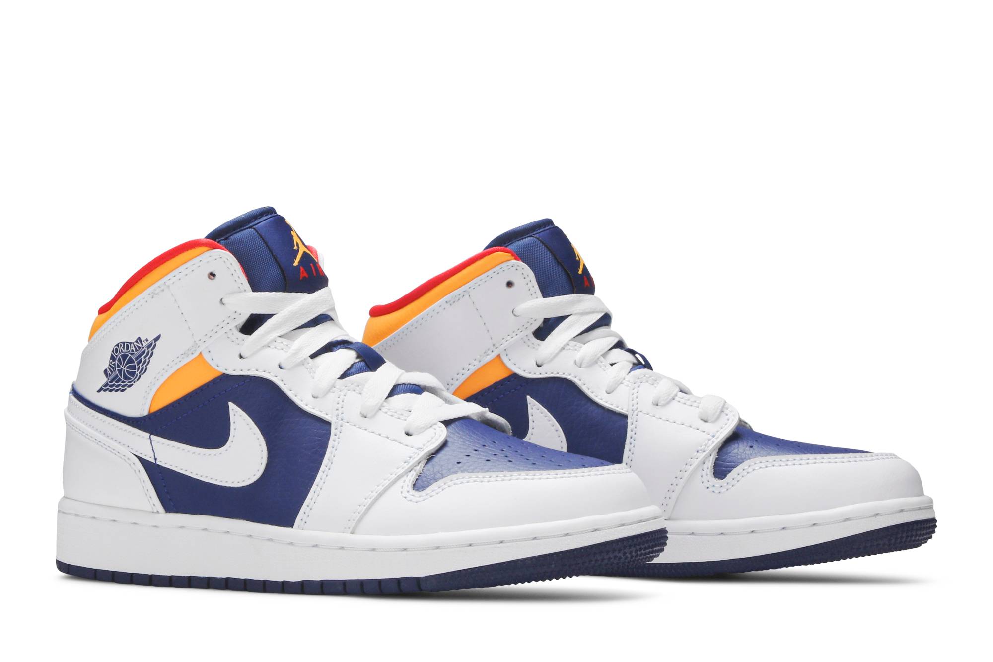 Air Jordan 1 Mid ‘White Deep Royal Blue’ 554725-131 - Image 8