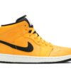 Air Jordan 1 Mid ‘University Gold’ Black 554724-700