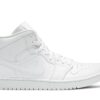 Air Jordan 1 Mid ‘Triple White’ 554724-130