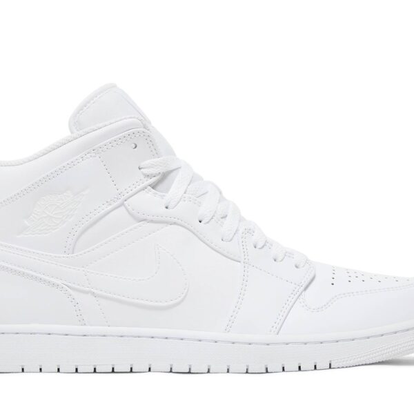 Air Jordan 1 Mid ‘Triple White’ 2022 554724-136