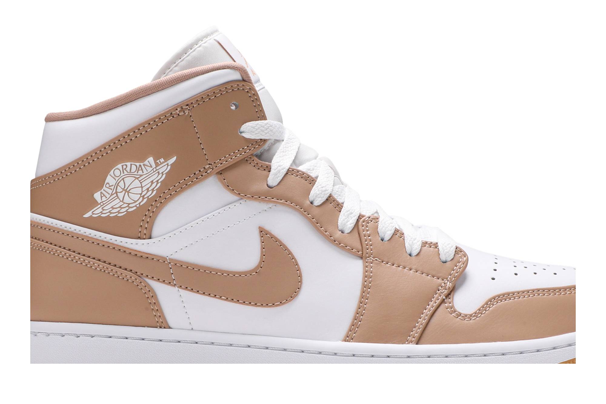 Air Jordan 1 Mid ‘Tan Gum’ 554724-271 - Image 2
