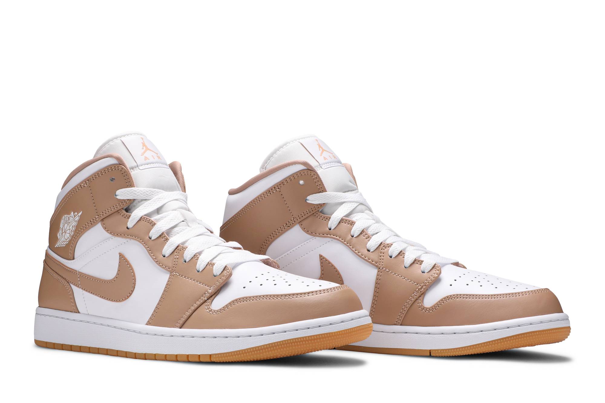 Air Jordan 1 Mid ‘Tan Gum’ 554724-271 - Image 8
