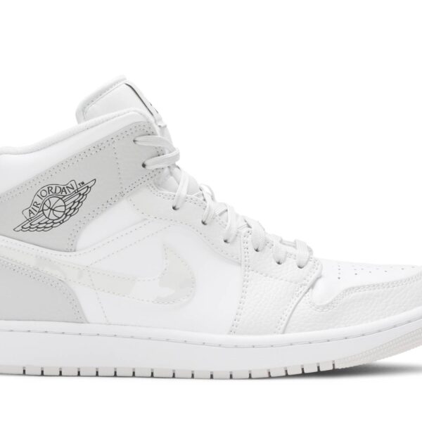Air Jordan 1 Mid ‘Swoosh Logo – Grey Camo’ DC9035-100