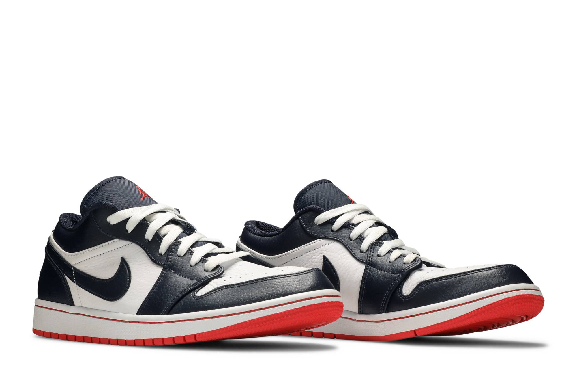 Air Jordan 1 Retro Low ‘Obsidian Ember’ 553558-481 - Image 8