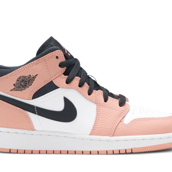 Air Jordan 1 Mid ‘Pink Quartz’ 555112-603