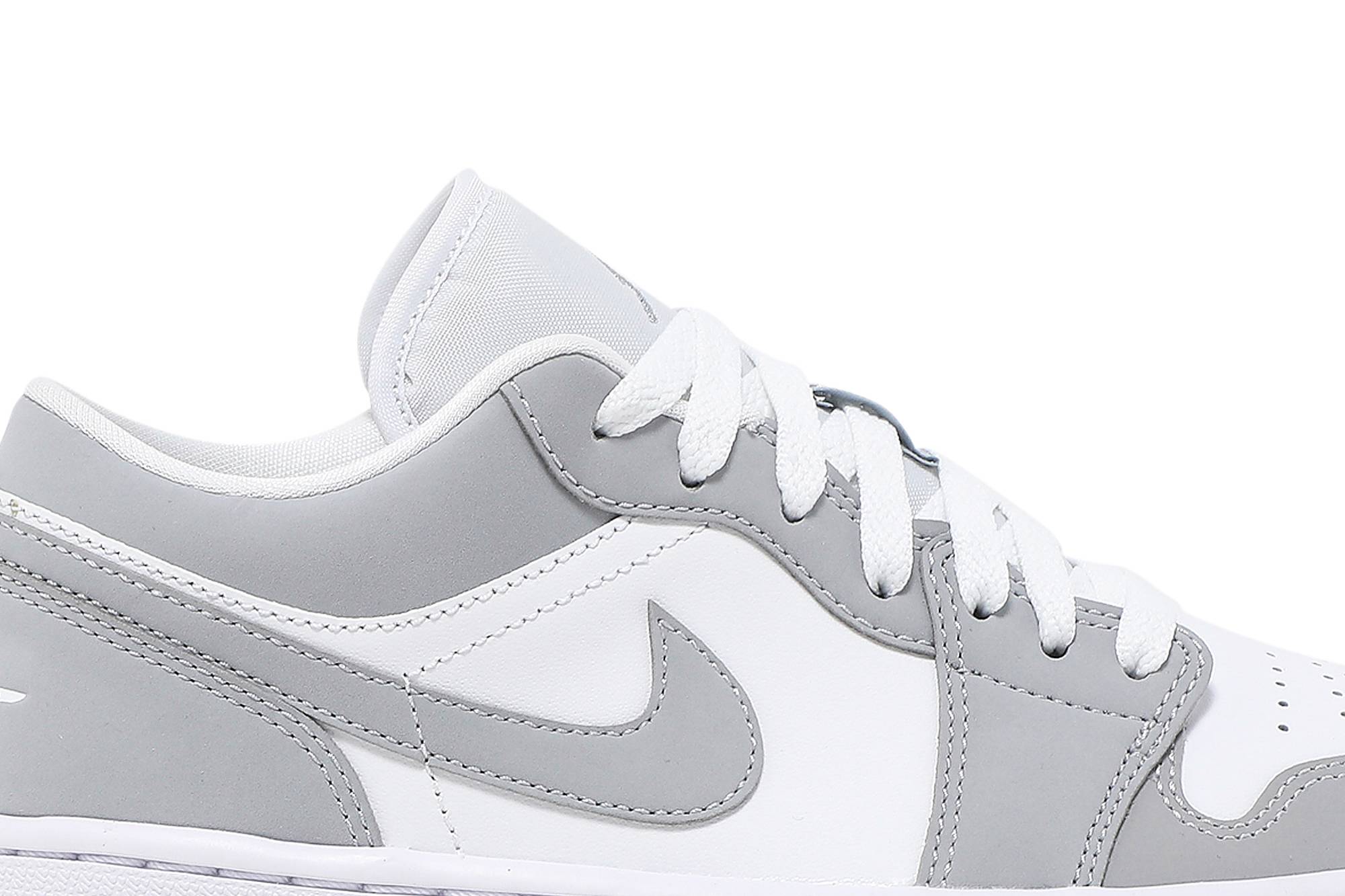 Air Jordan 1 Low ‘White Wolf Grey’ DC0774-105 - Image 2