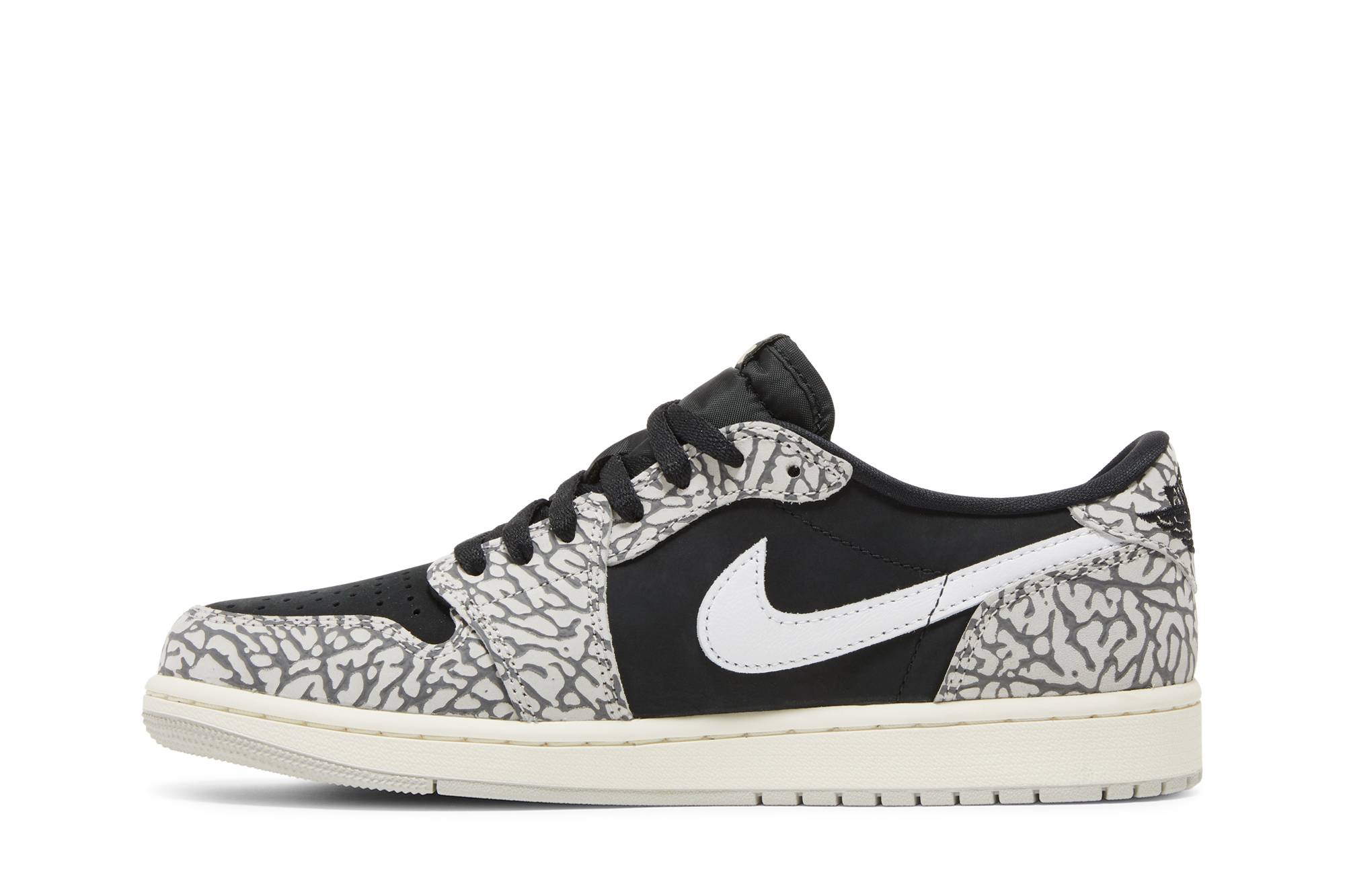 Air Jordan 1 Retro Low OG ‘Black Cement’ CZ0790-001 - Image 3