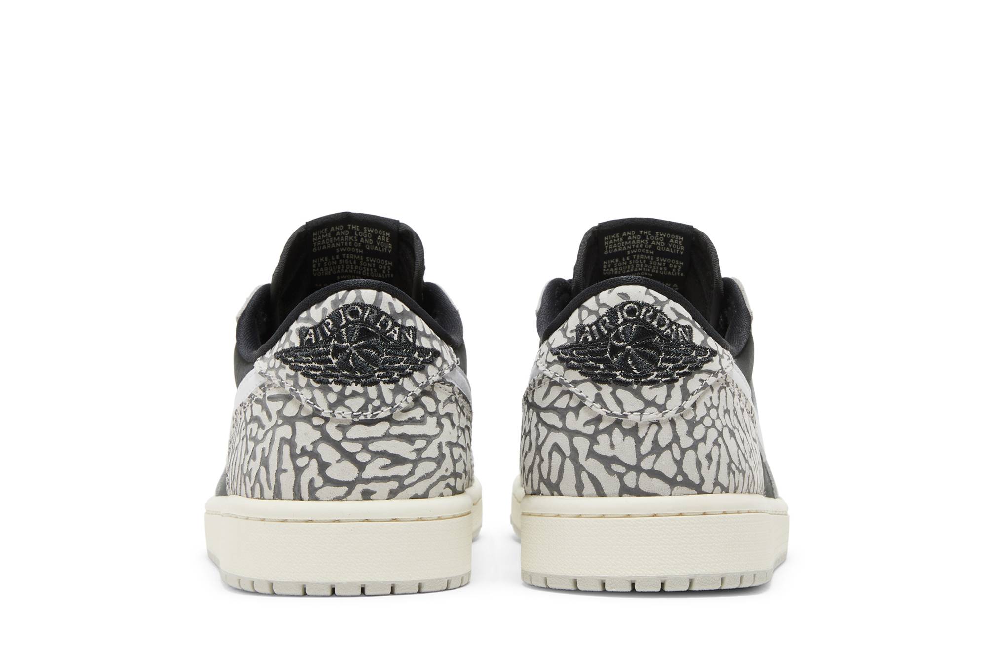Air Jordan 1 Retro Low OG ‘Black Cement’ CZ0790-001 - Image 6