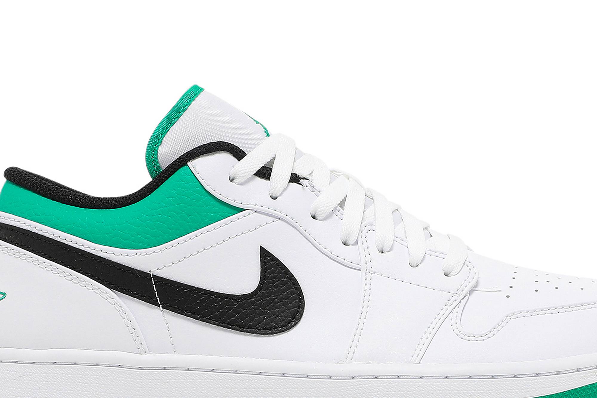 Air Jordan 1 Low ‘White Lucky Green’ 553558-129 - Image 2