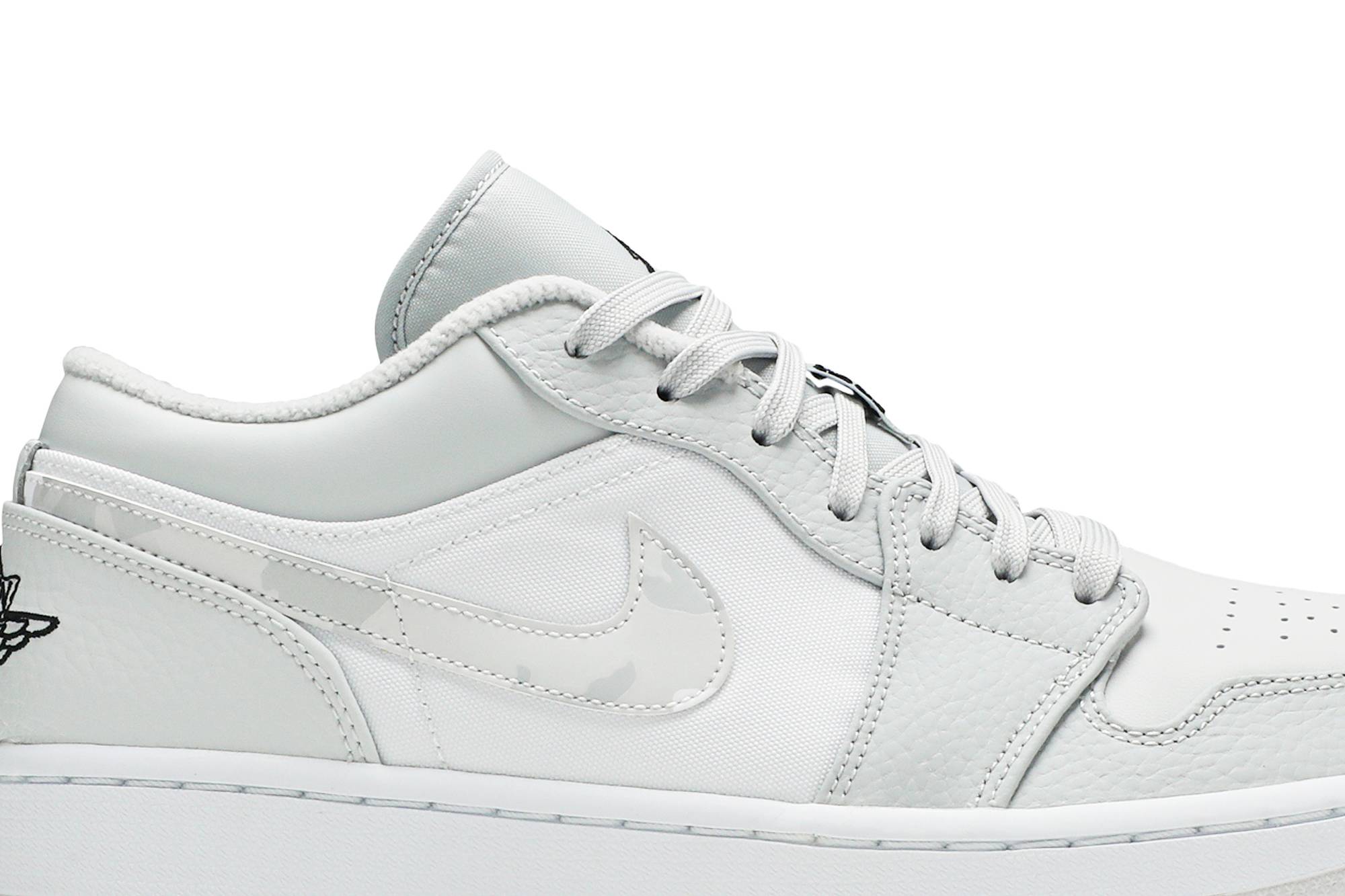 Air Jordan 1 Low ‘White Camo’ DC9036-100 - Image 2