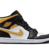 Air Jordan 1 Mid ‘Black University Gold’ 554724-177