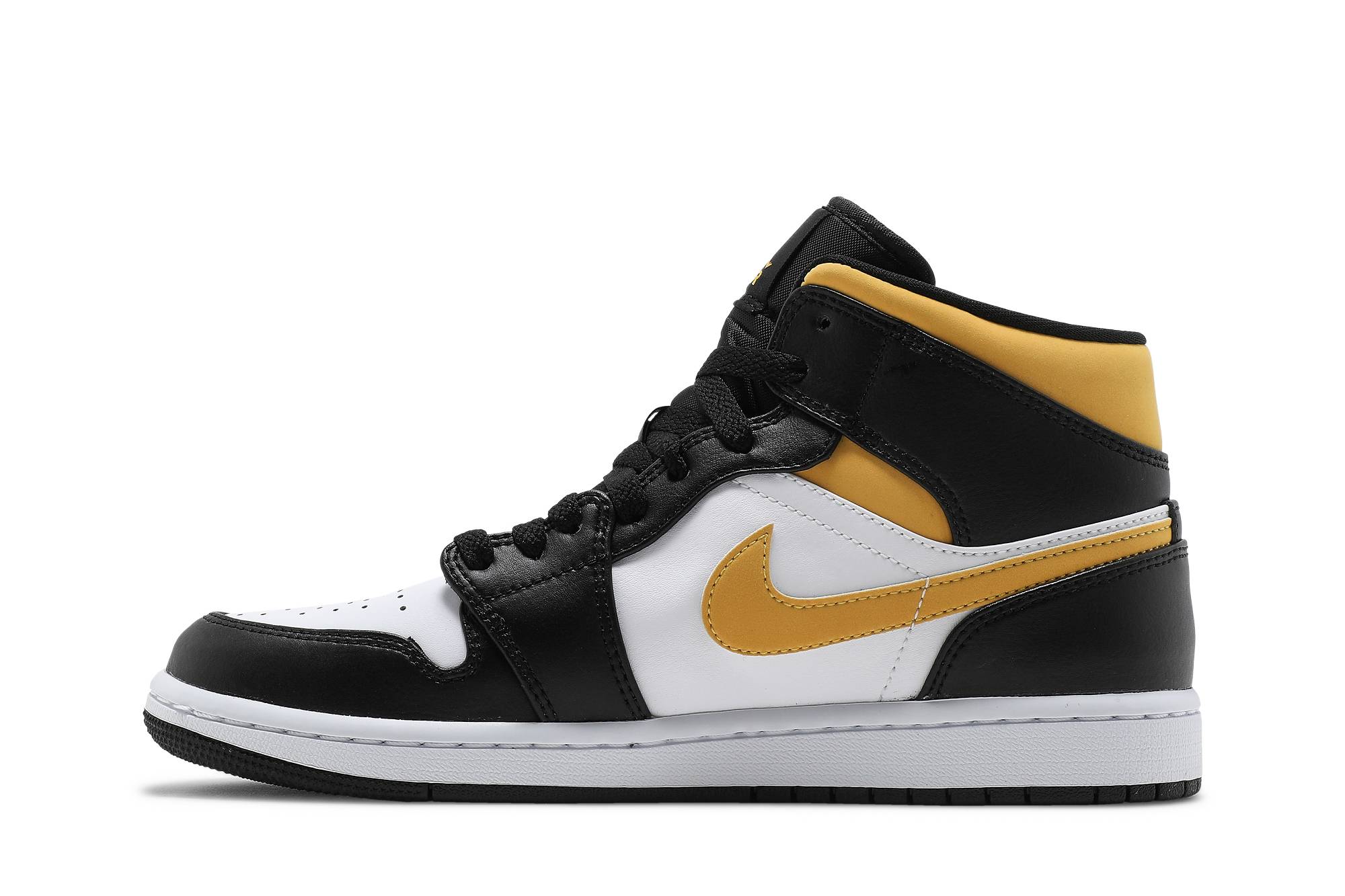 Air Jordan 1 Mid ‘Black University Gold’ 554724-177 - Image 3