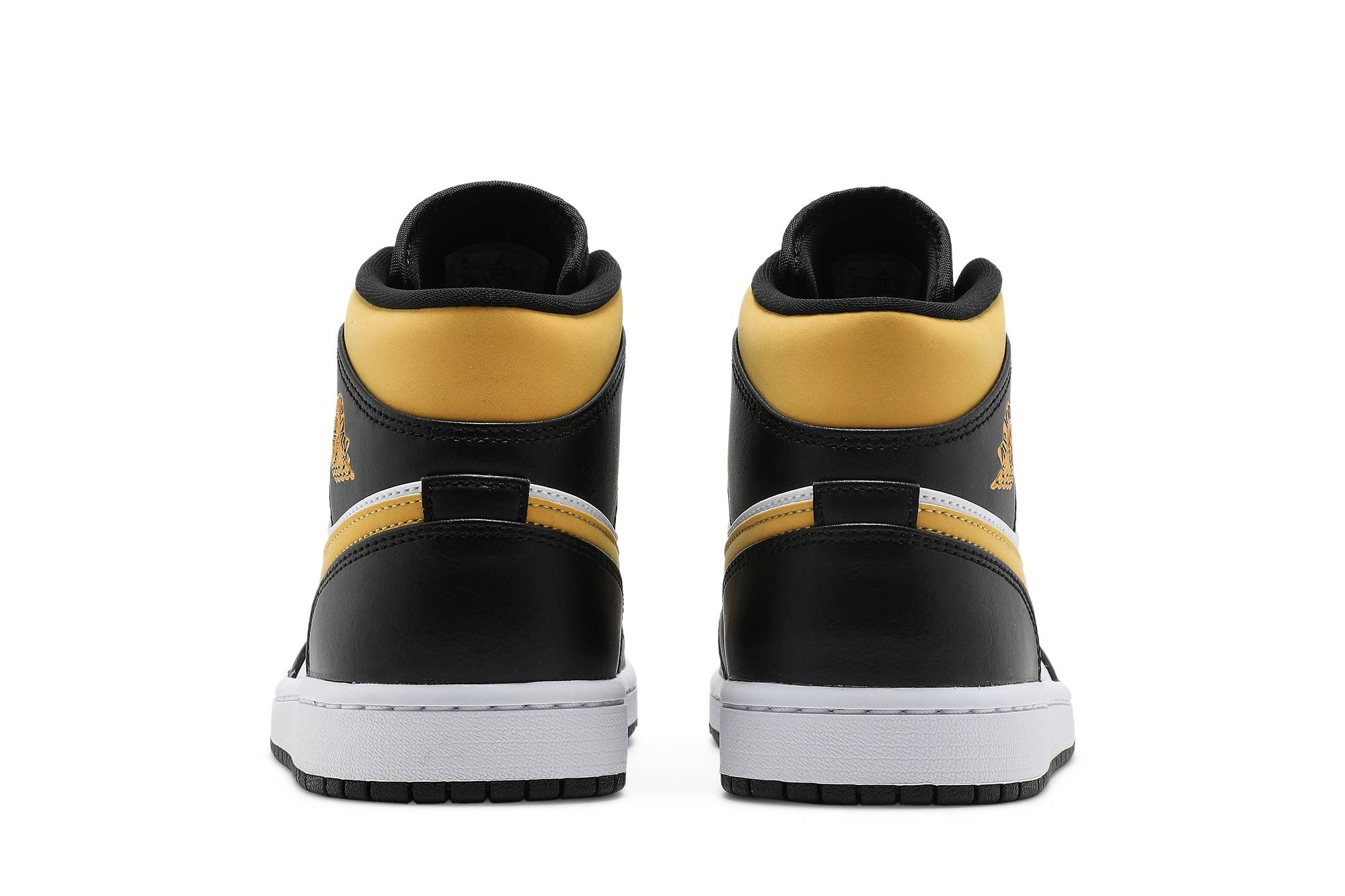 Air Jordan 1 Mid ‘Black University Gold’ 554724-177 - Image 6