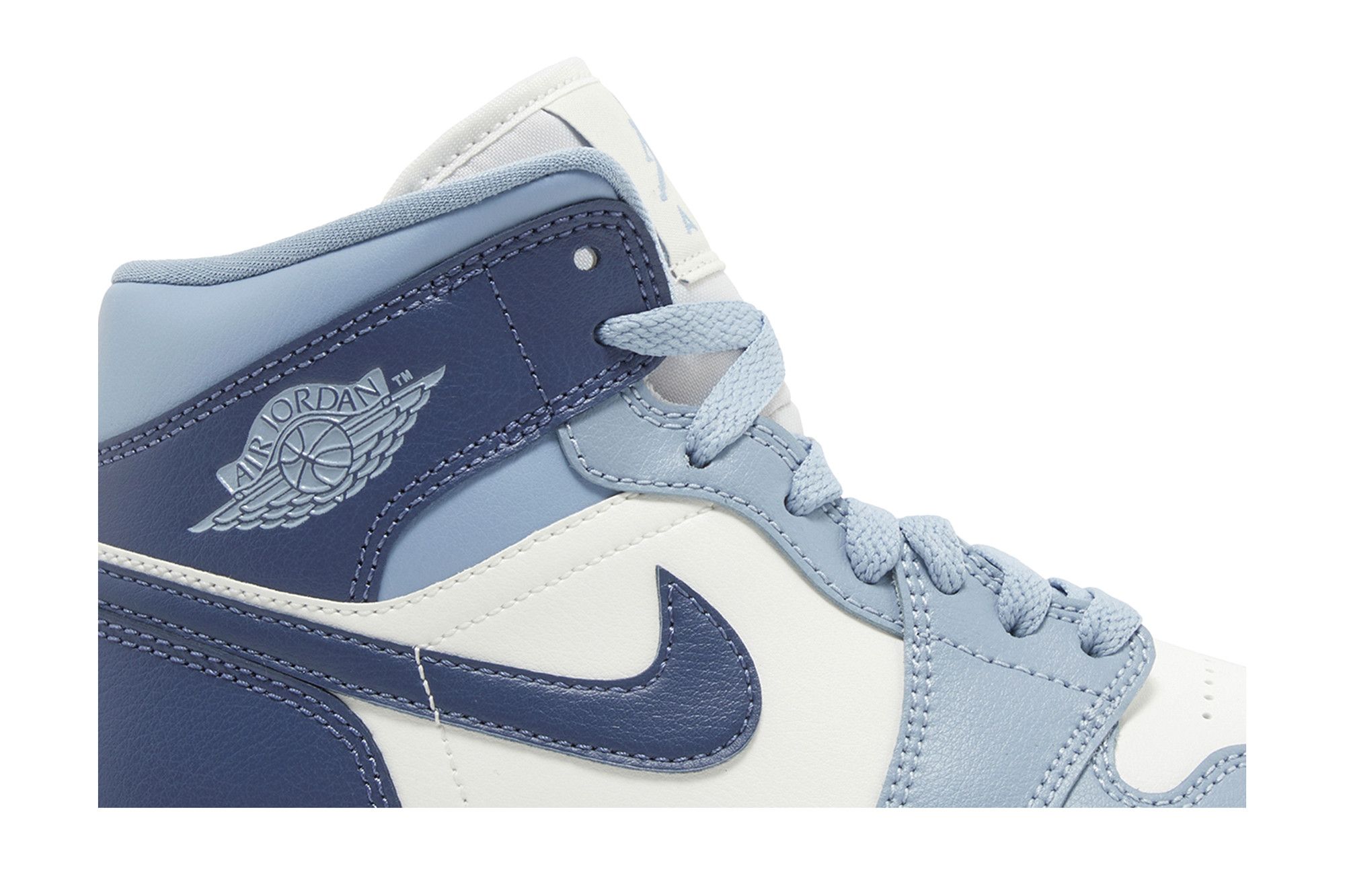 Air Jordan 1 Mid ‘Sail Diffused Blue’ BQ6472-140 - Image 2
