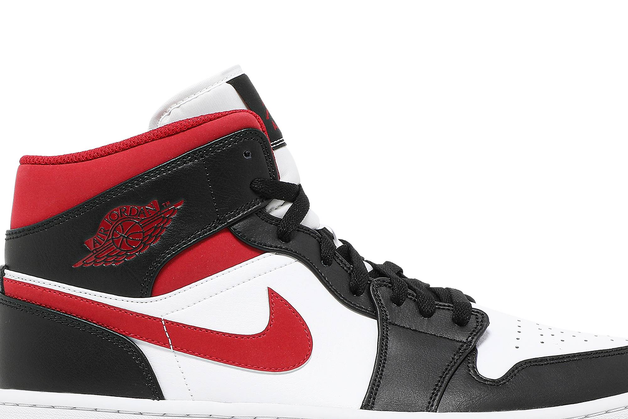 Air Jordan 1 Mid ‘Black Gym Red’ 554724-122 - Image 2
