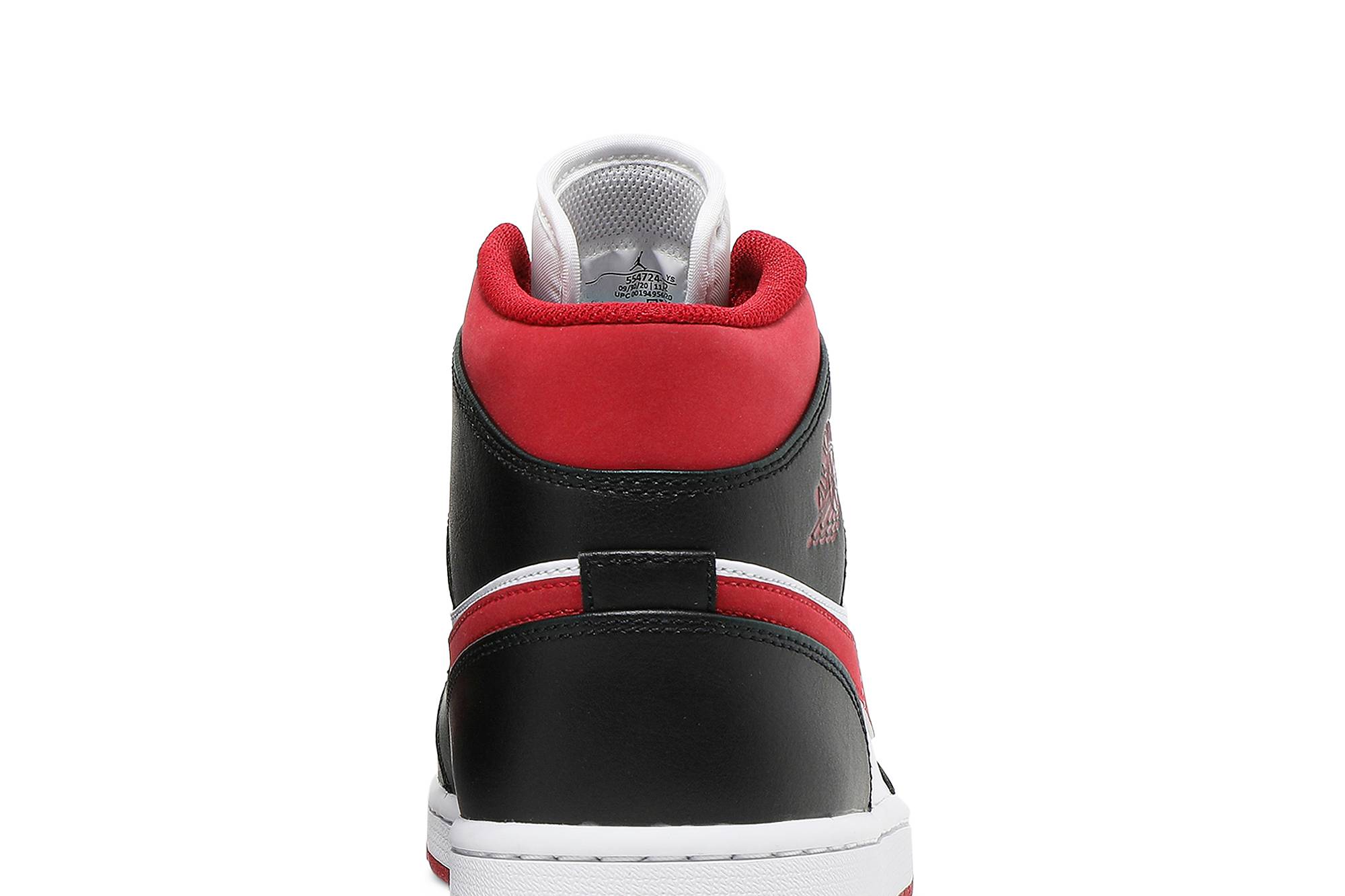 Air Jordan 1 Mid ‘Black Gym Red’ 554724-122 - Image 7