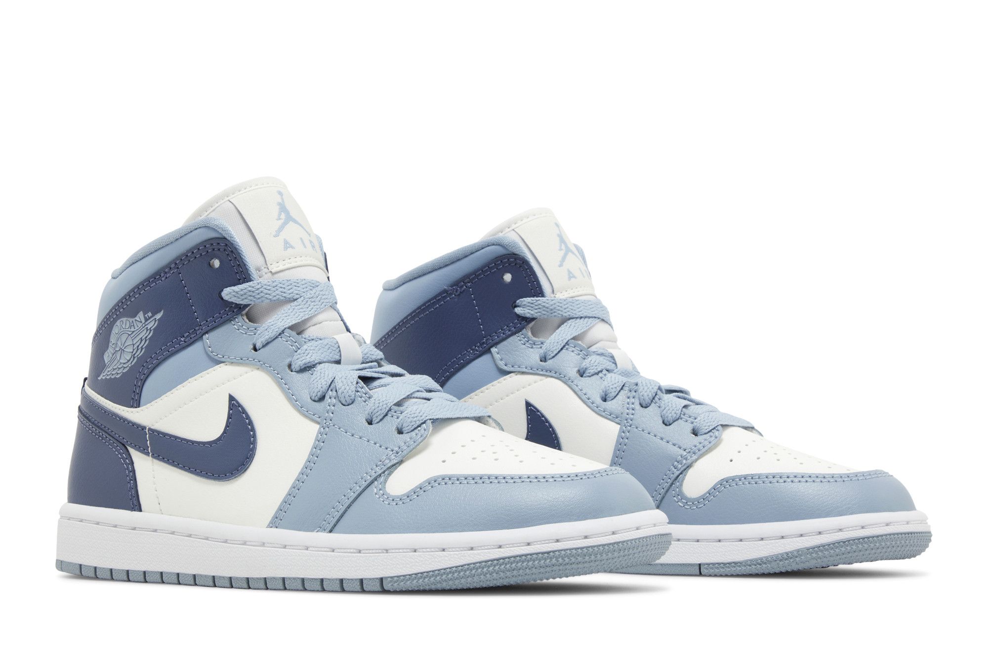Air Jordan 1 Mid ‘Sail Diffused Blue’ BQ6472-140 - Image 8