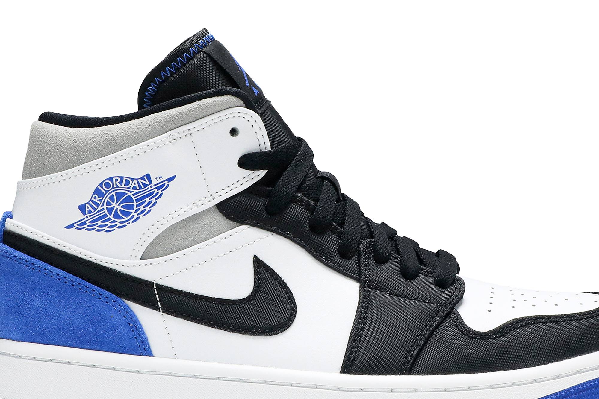 Air Jordan 1 Mid SE ‘Royal Black Toe’ 852542-102 - Image 2