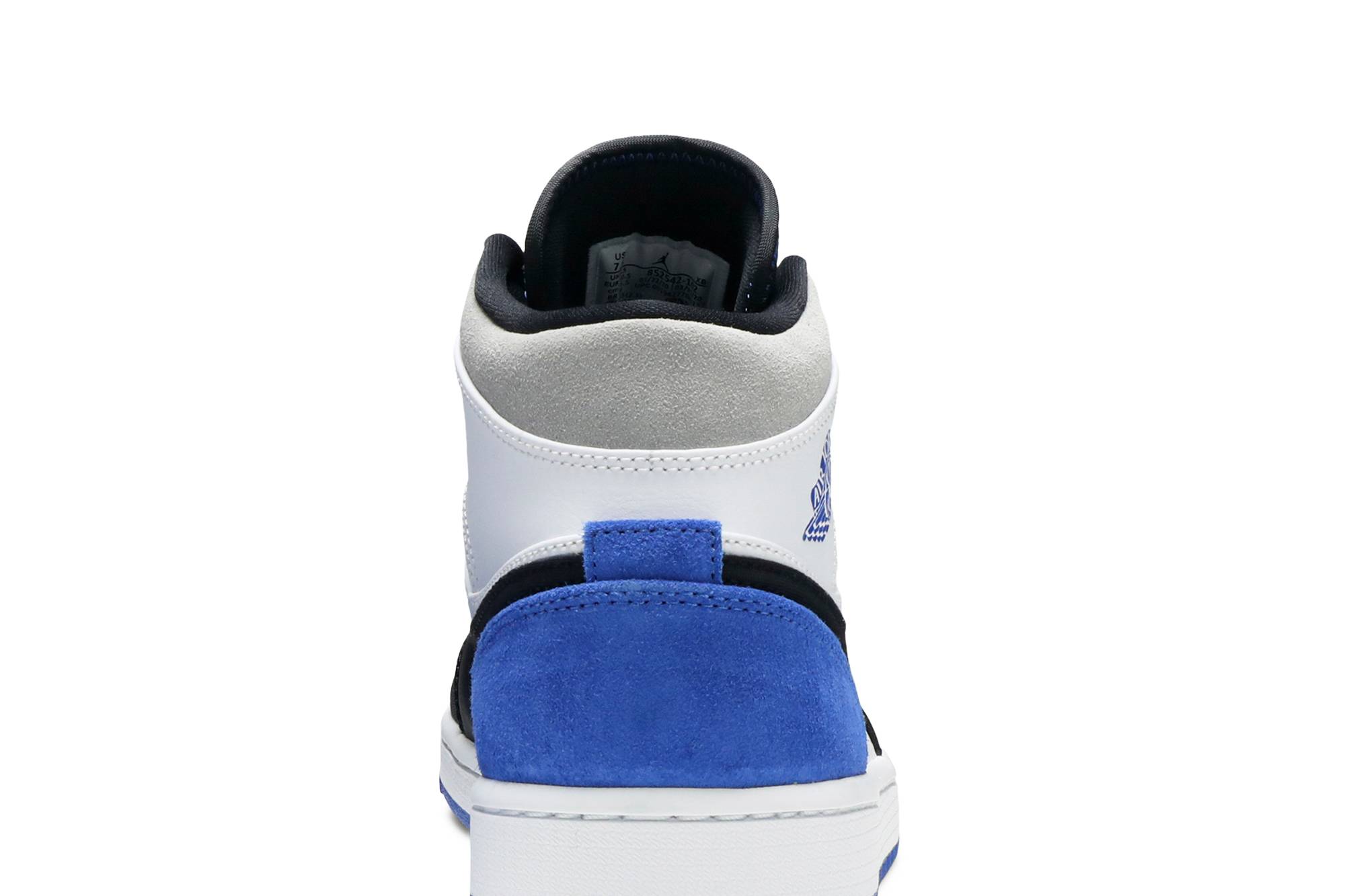 Air Jordan 1 Mid SE ‘Royal Black Toe’ 852542-102 - Image 7