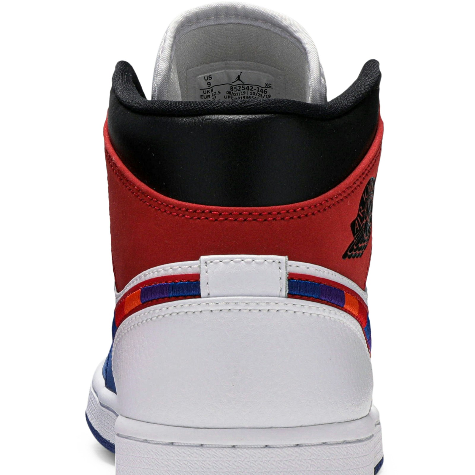 Air Jordan 1 Mid ‘Multicolored Swoosh’ 852542-146 - Image 7