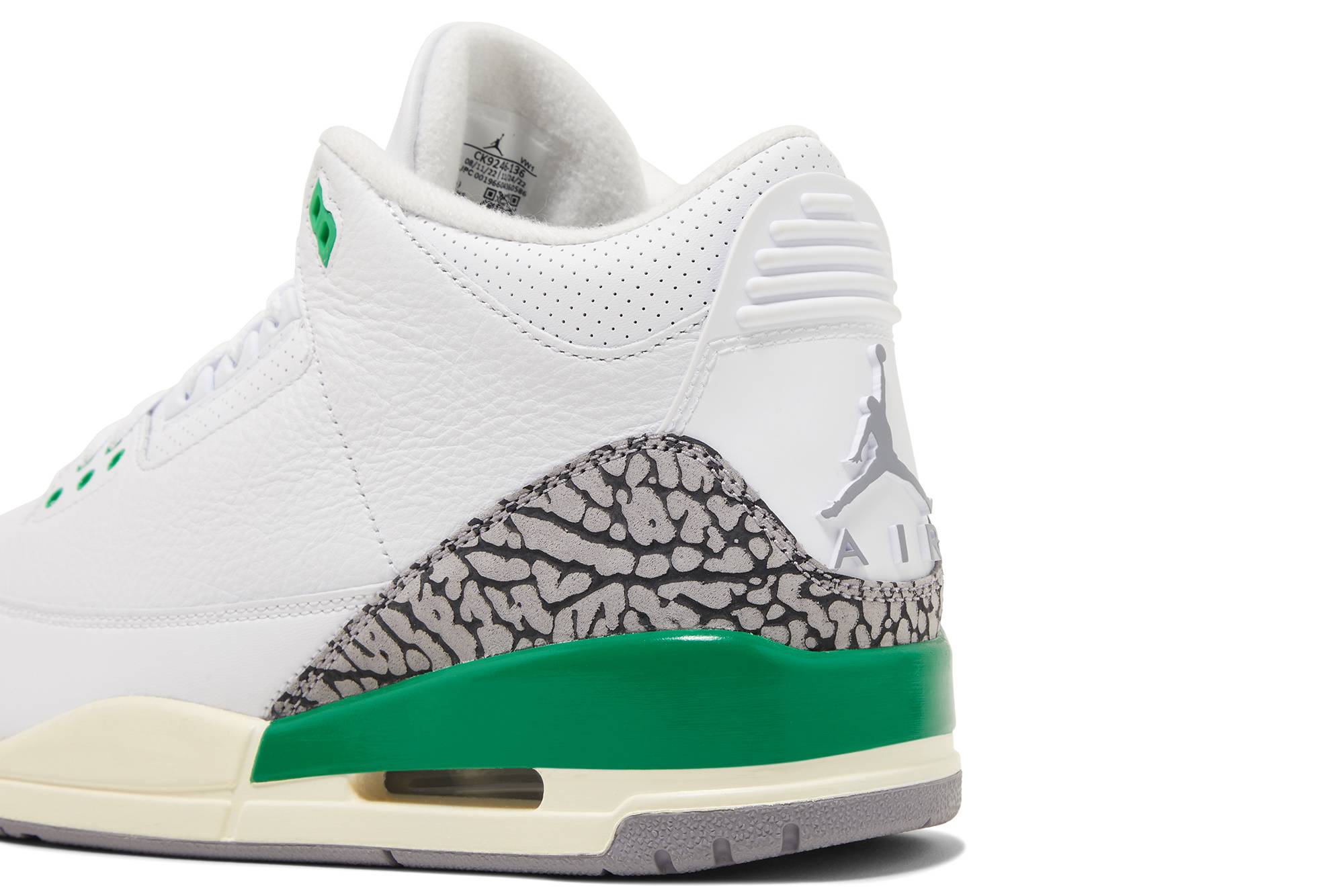 Air Jordan 3 Retro ‘Lucky Green’ CK9246-136 - Image 2