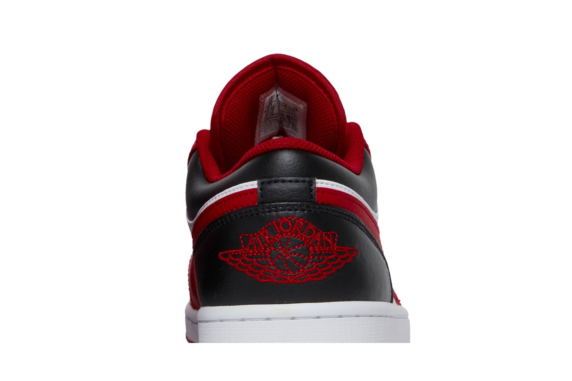 Air Jordan 1 Low ‘Reverse Black Toe’ 553558-163 - Image 7