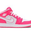 Air Jordan 1 Mid Hyper Pink White 555112-611