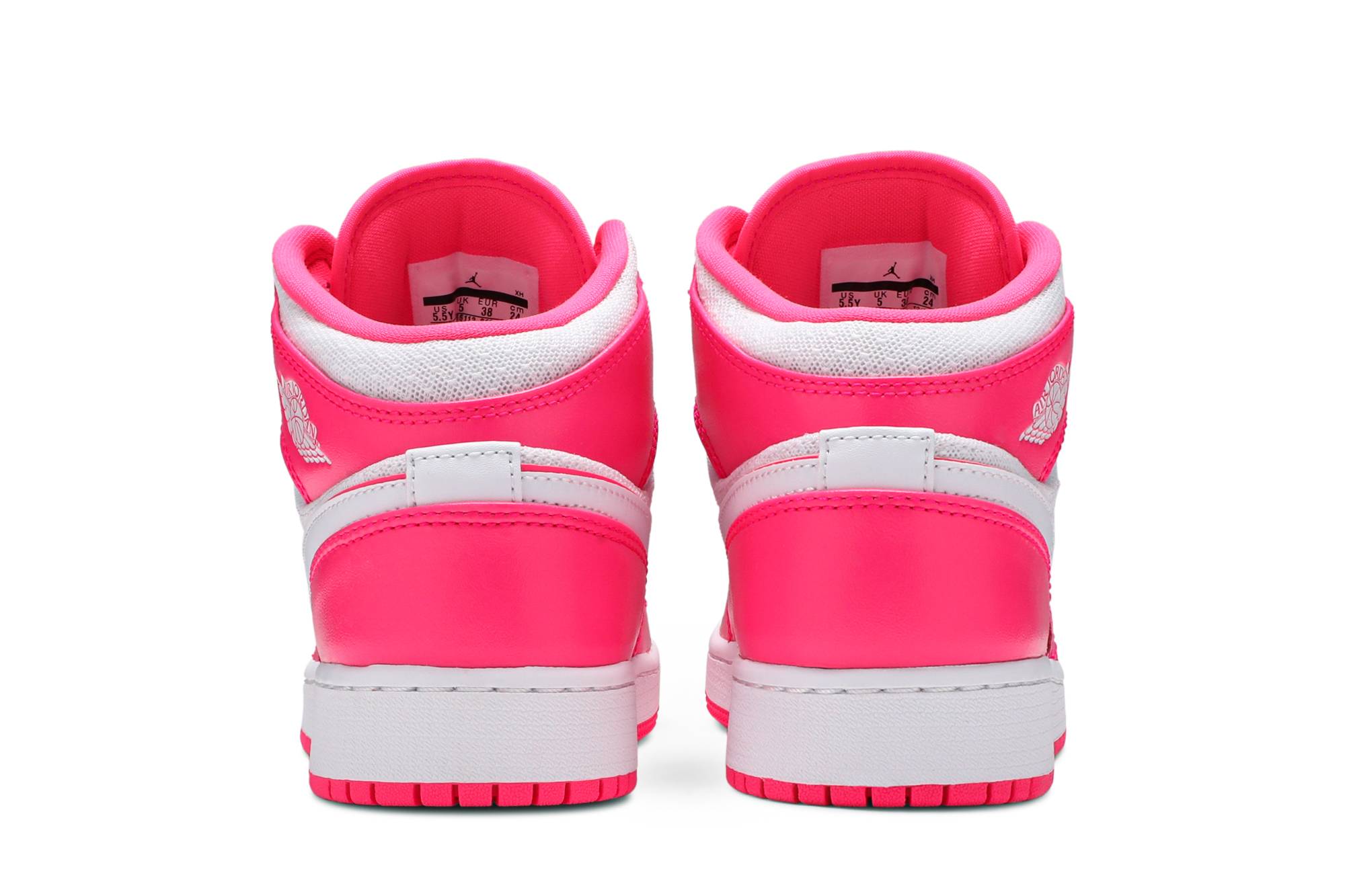 Air Jordan 1 Mid Hyper Pink White 555112-611 - Image 6