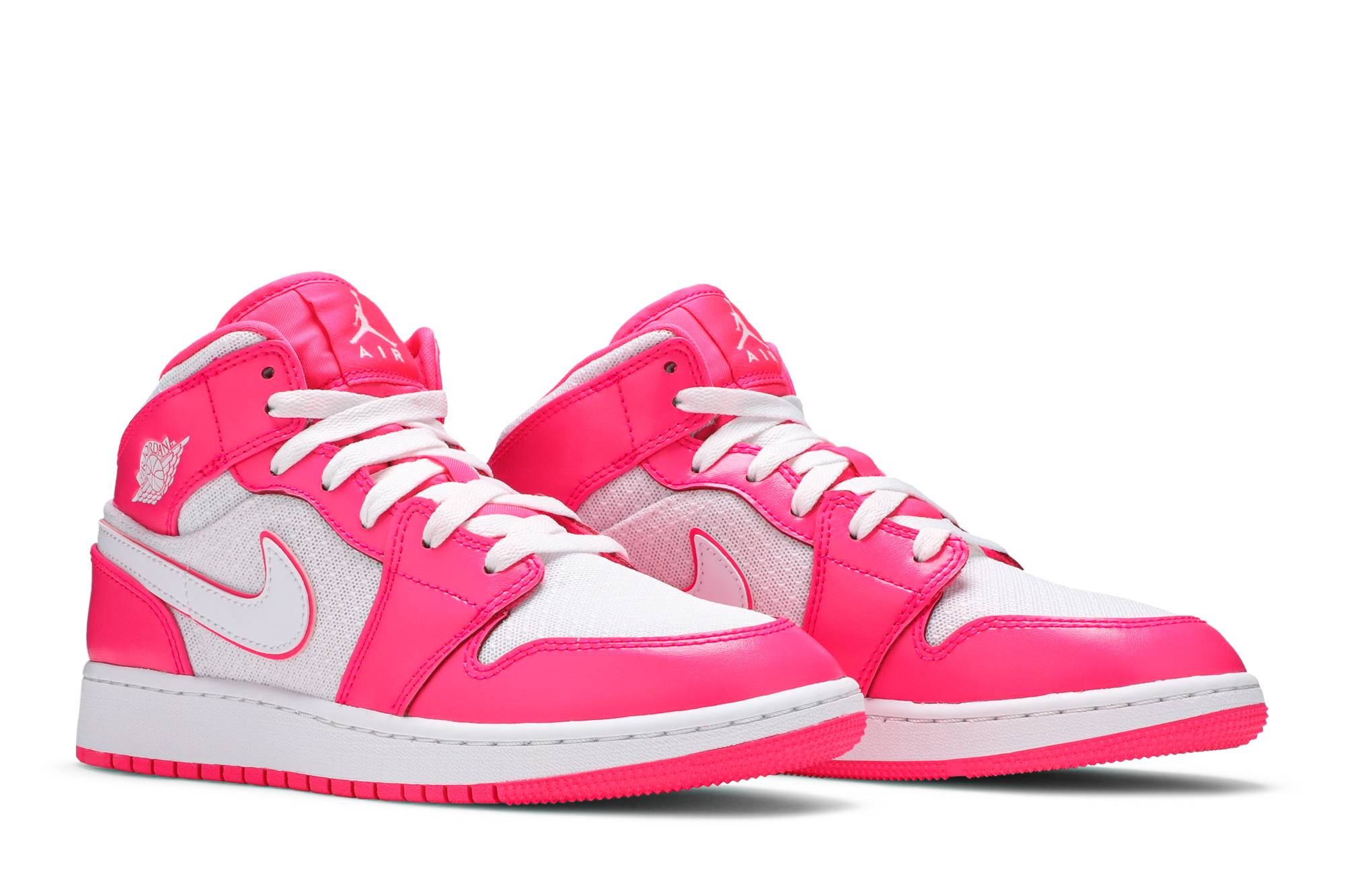 Air Jordan 1 Mid Hyper Pink White 555112-611 - Image 8