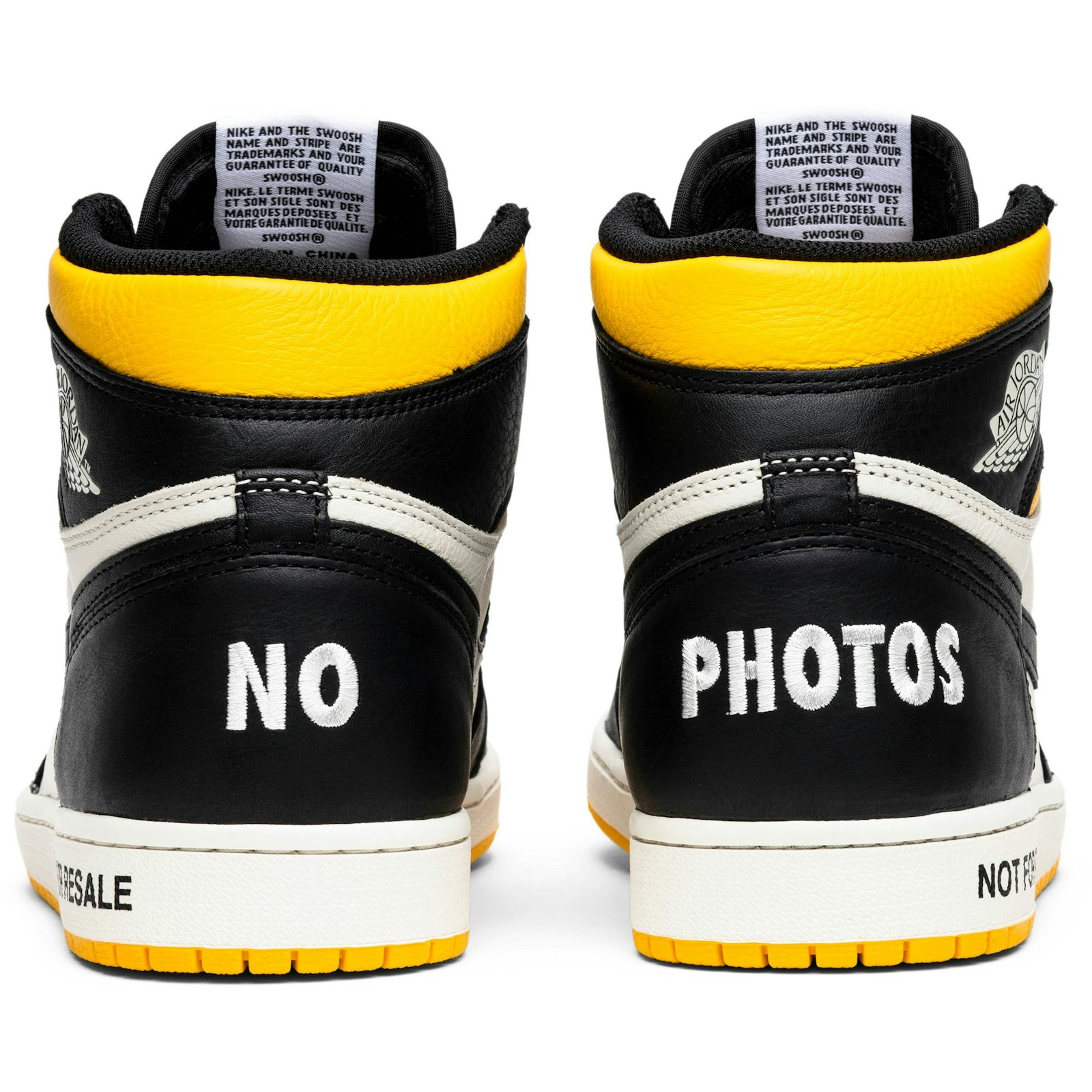 Air Jordan 1 Retro High OG ‘Not For Resale Varsity Maize’ 861428-107 - Image 6