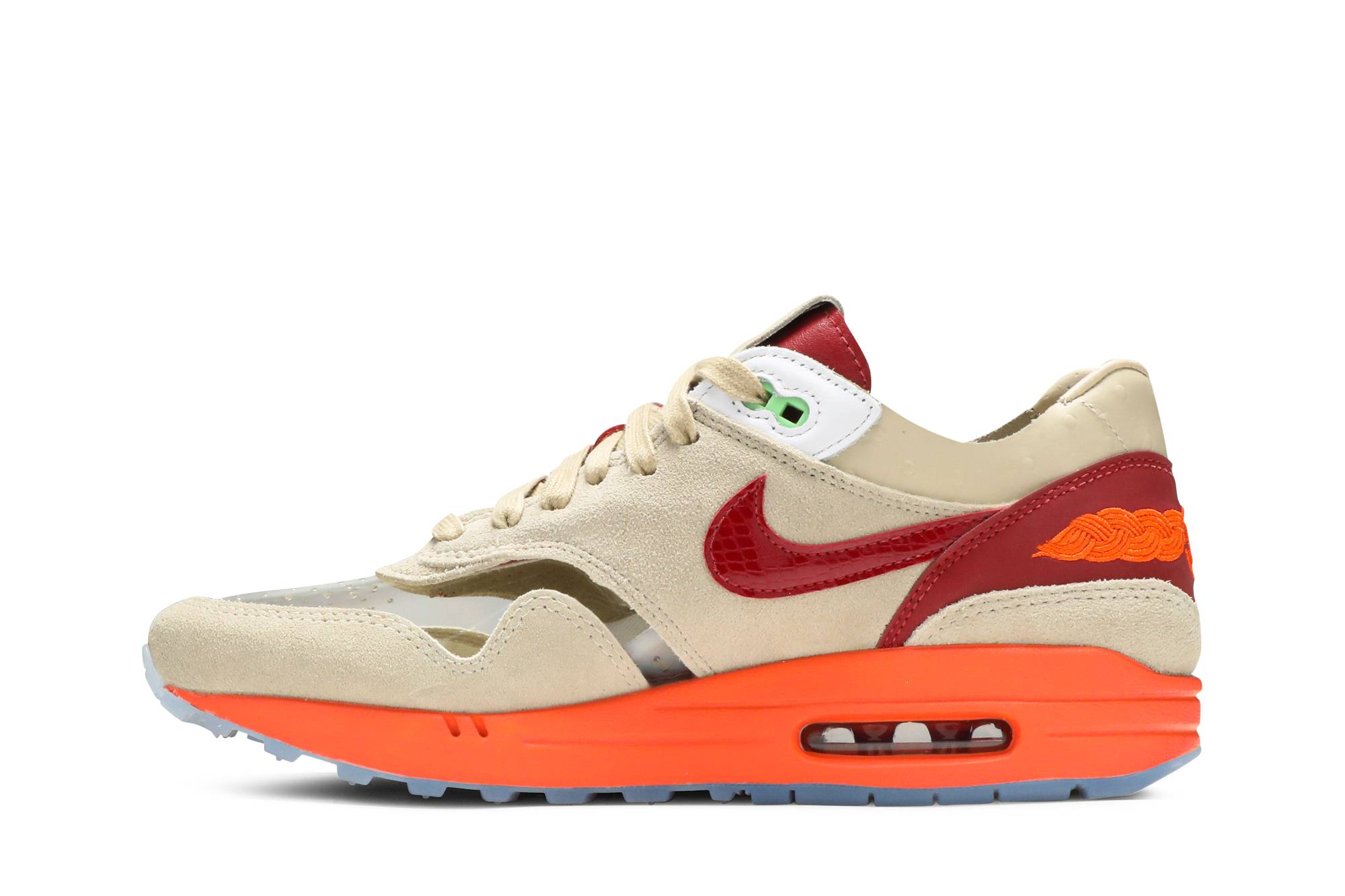 CLOT x Nike Air Max 1 ‘Kiss of Death’ 2021 DD1870-100 - Image 3