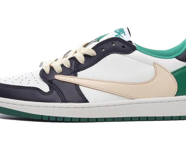 Air Jordan Travis Scott x Fragment Design x 1 Low ‘White Green Black’ DM7866-128