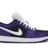 Air Jordan 1 Low ‘Court Purple Black’ 553558-501