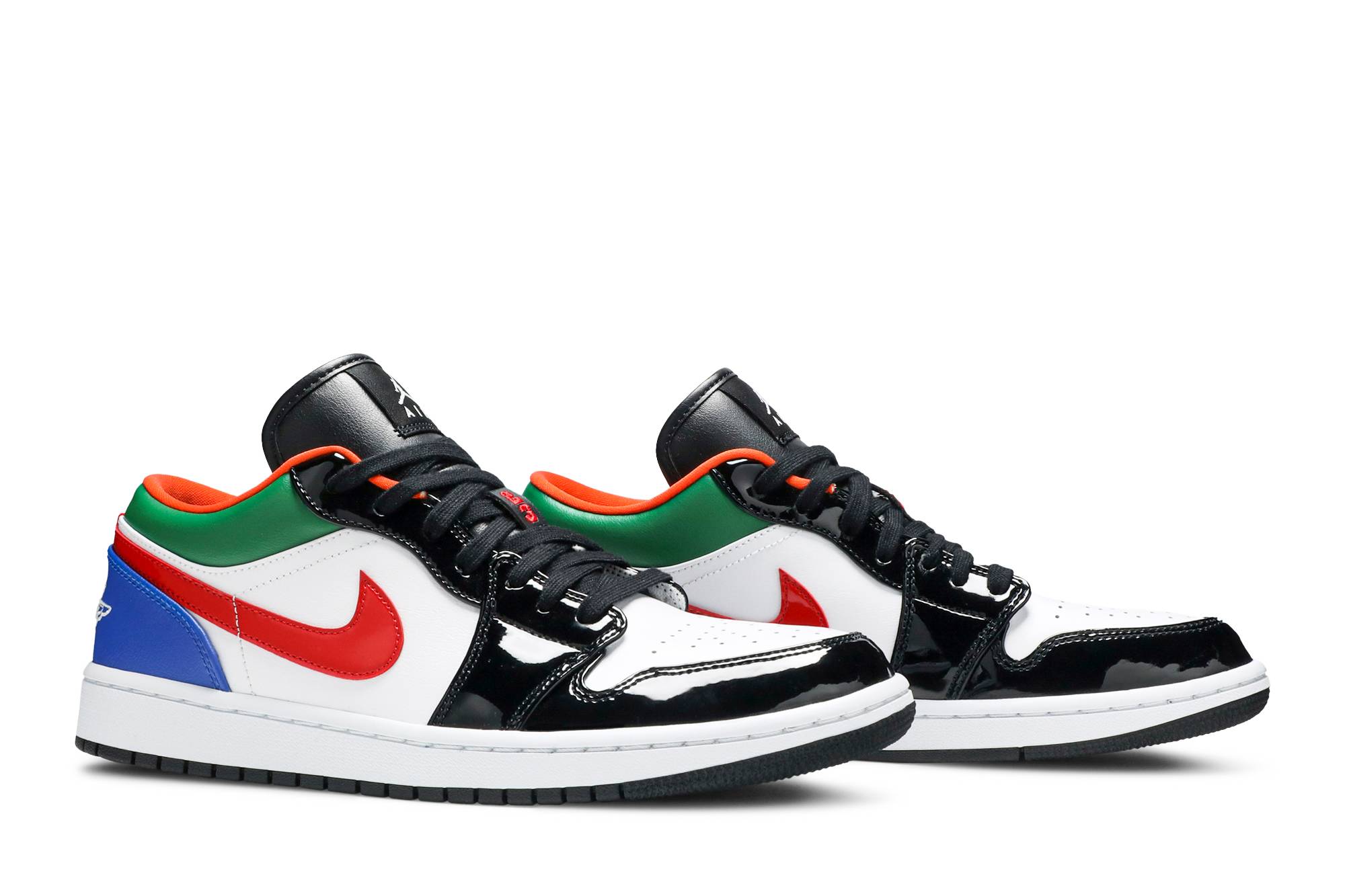 Air Jordan 1 Low Multi-Color Black Toe CZ4776-101 - Image 8