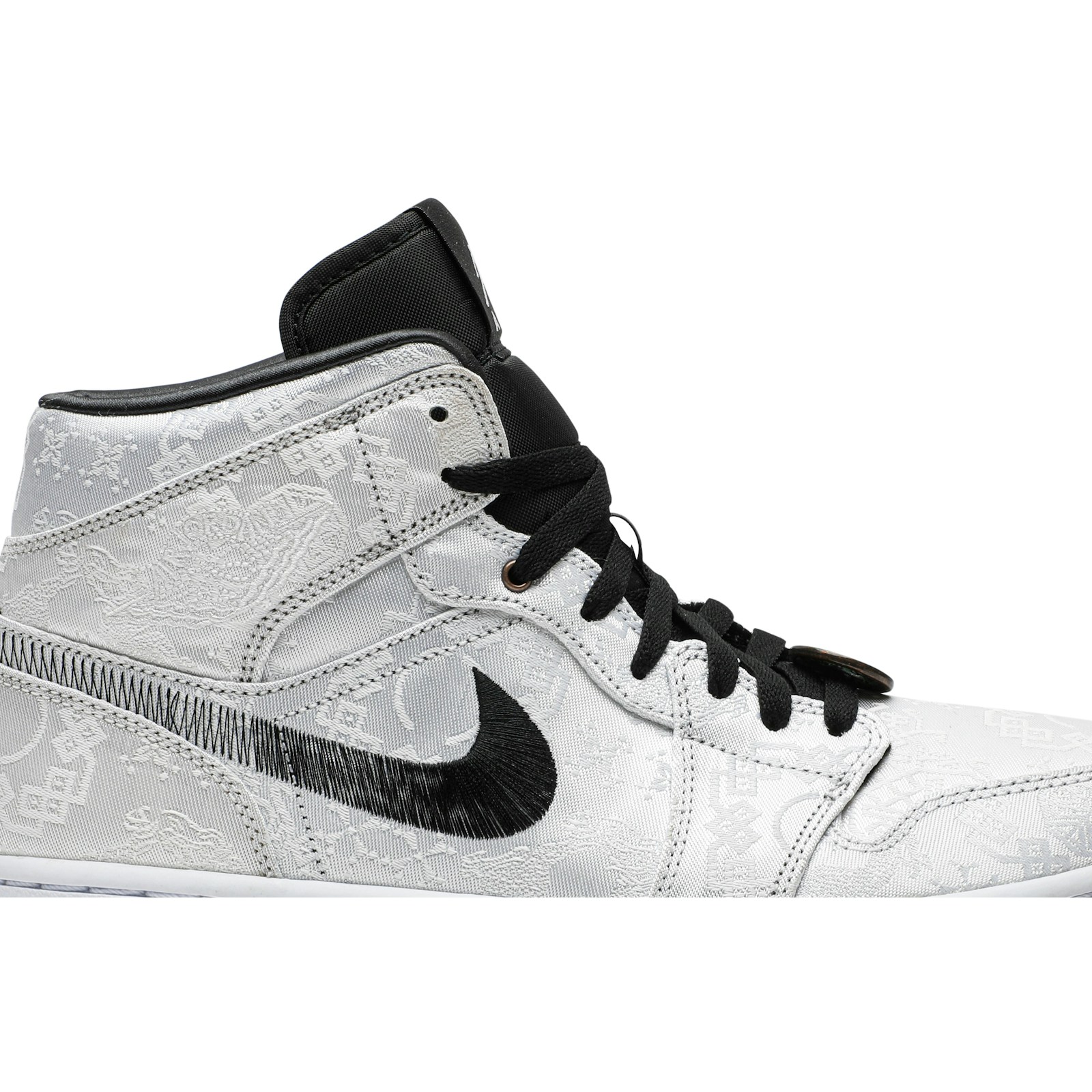 CLOT x Air Jordan 1 Mid ‘Fearless’ CU2804-100 - Image 2