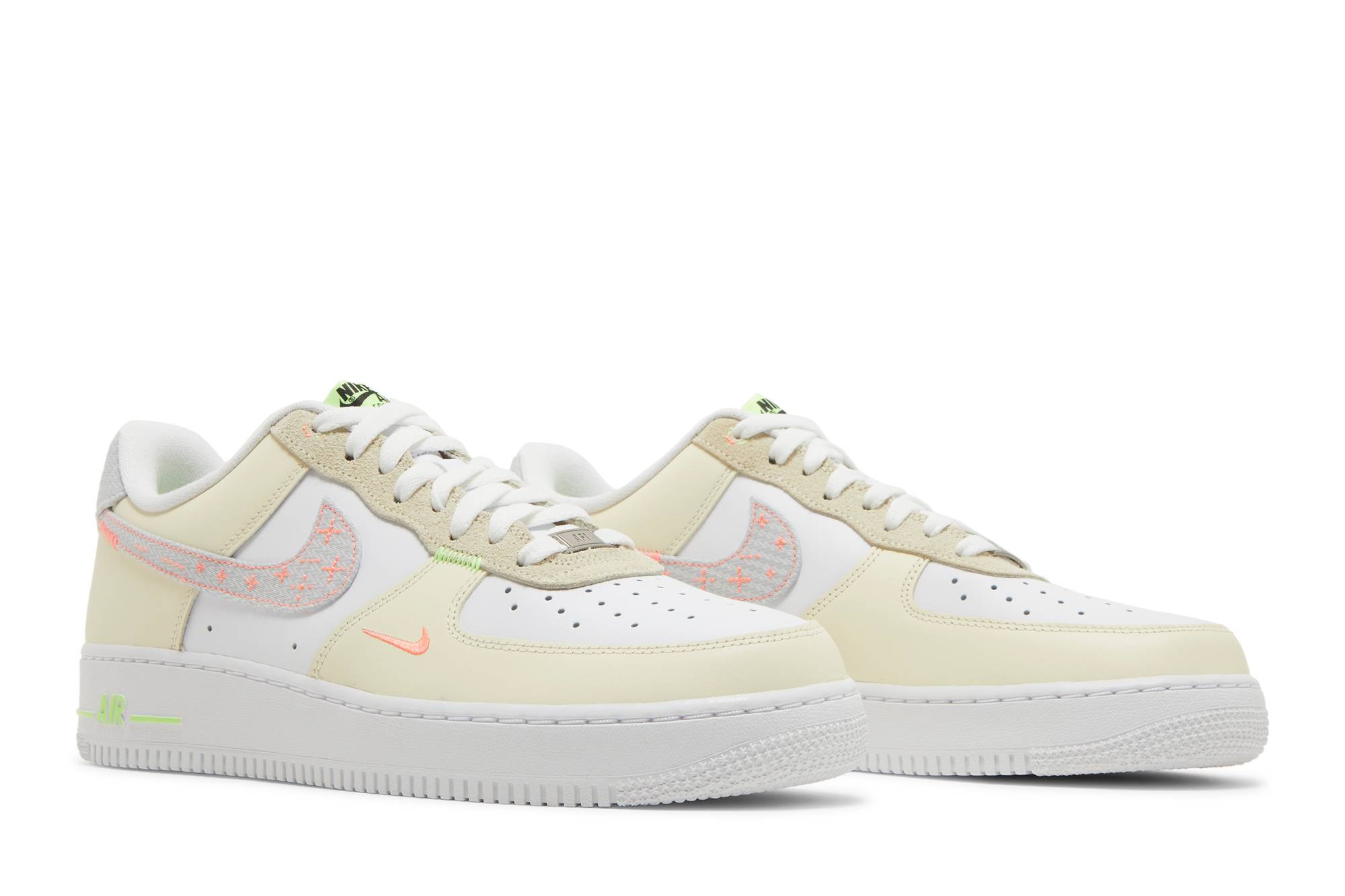 Nike Air Force 1 ’07 LV8 ‘Just Stitch It – White Shade Green’ FB1852-111 - Image 8