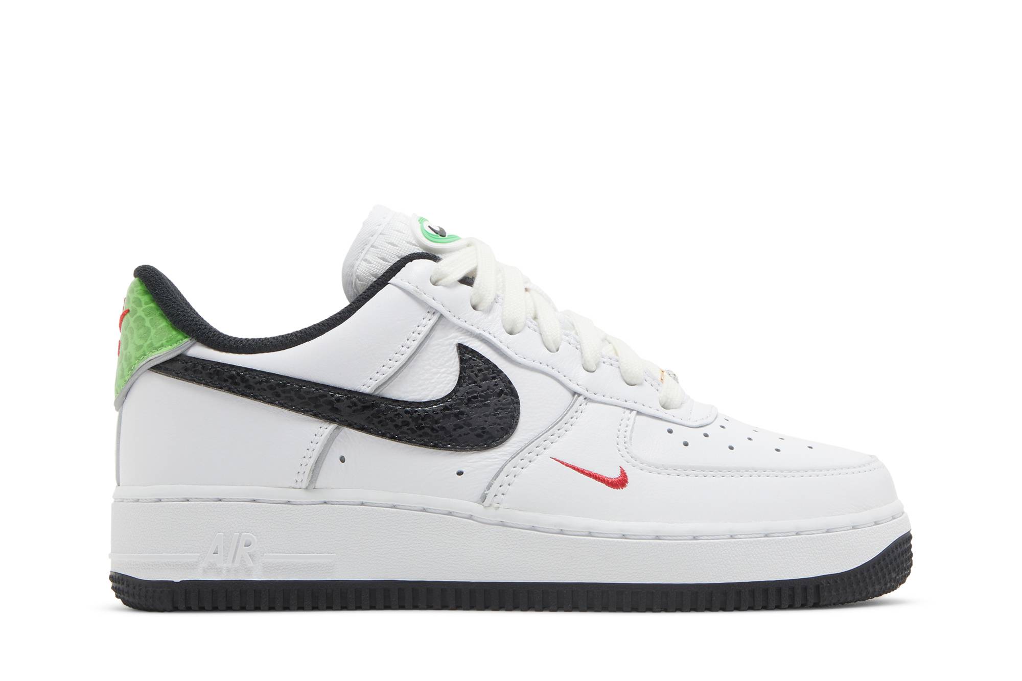 Nike Air Force 1 Low ’07 Just Do ItSnakeskin White Black DV1492-101