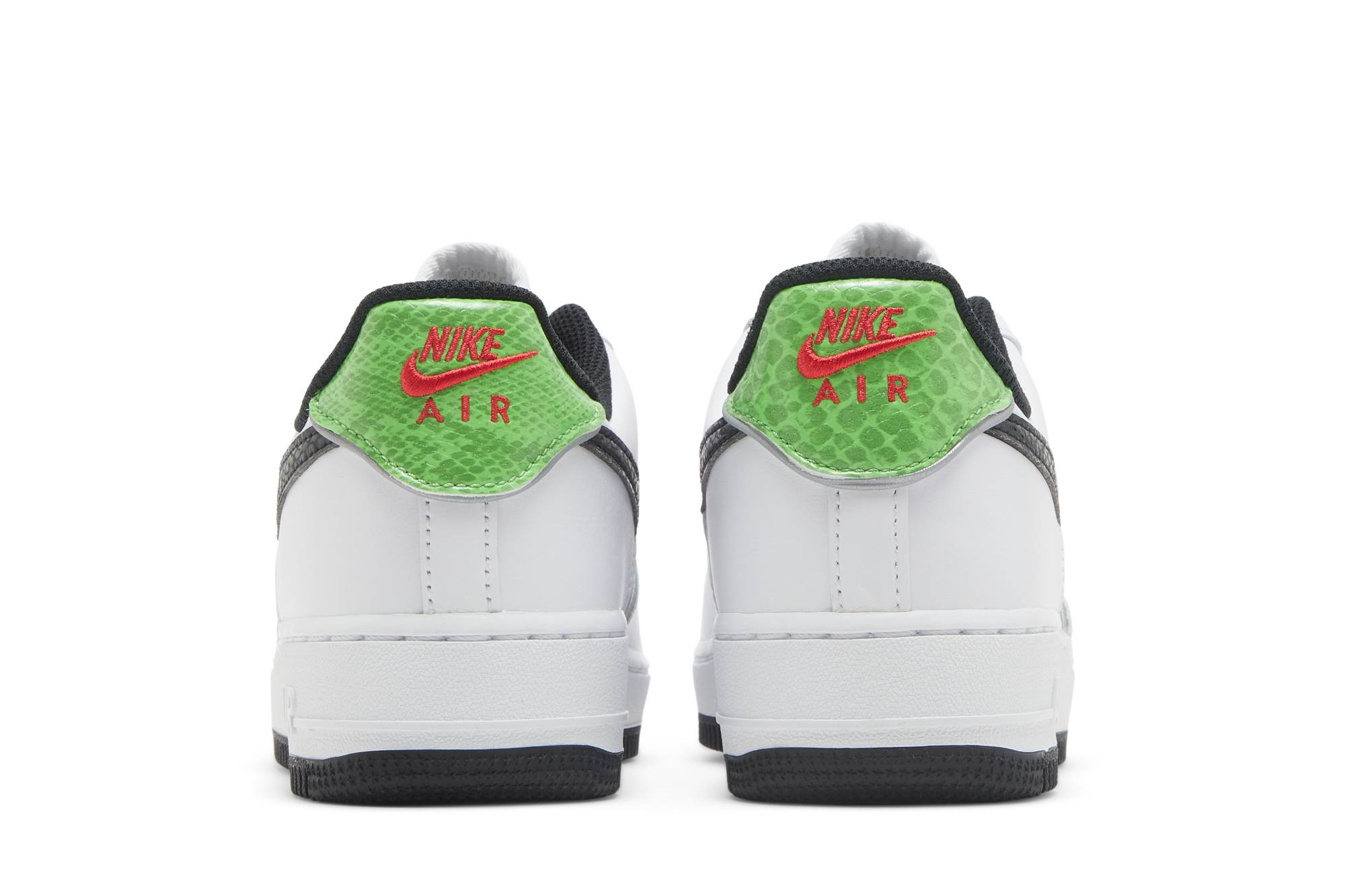 Nike Air Force 1 Low ’07 Just Do ItSnakeskin White Black DV1492-101 - Image 6