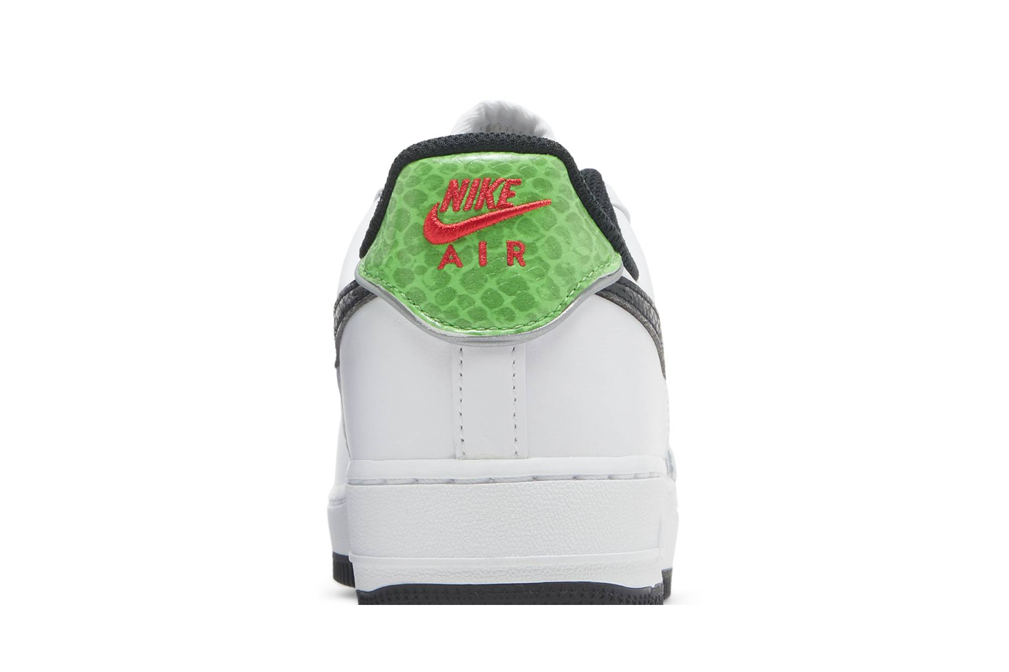 Nike Air Force 1 Low ’07 Just Do ItSnakeskin White Black DV1492-101 - Image 7