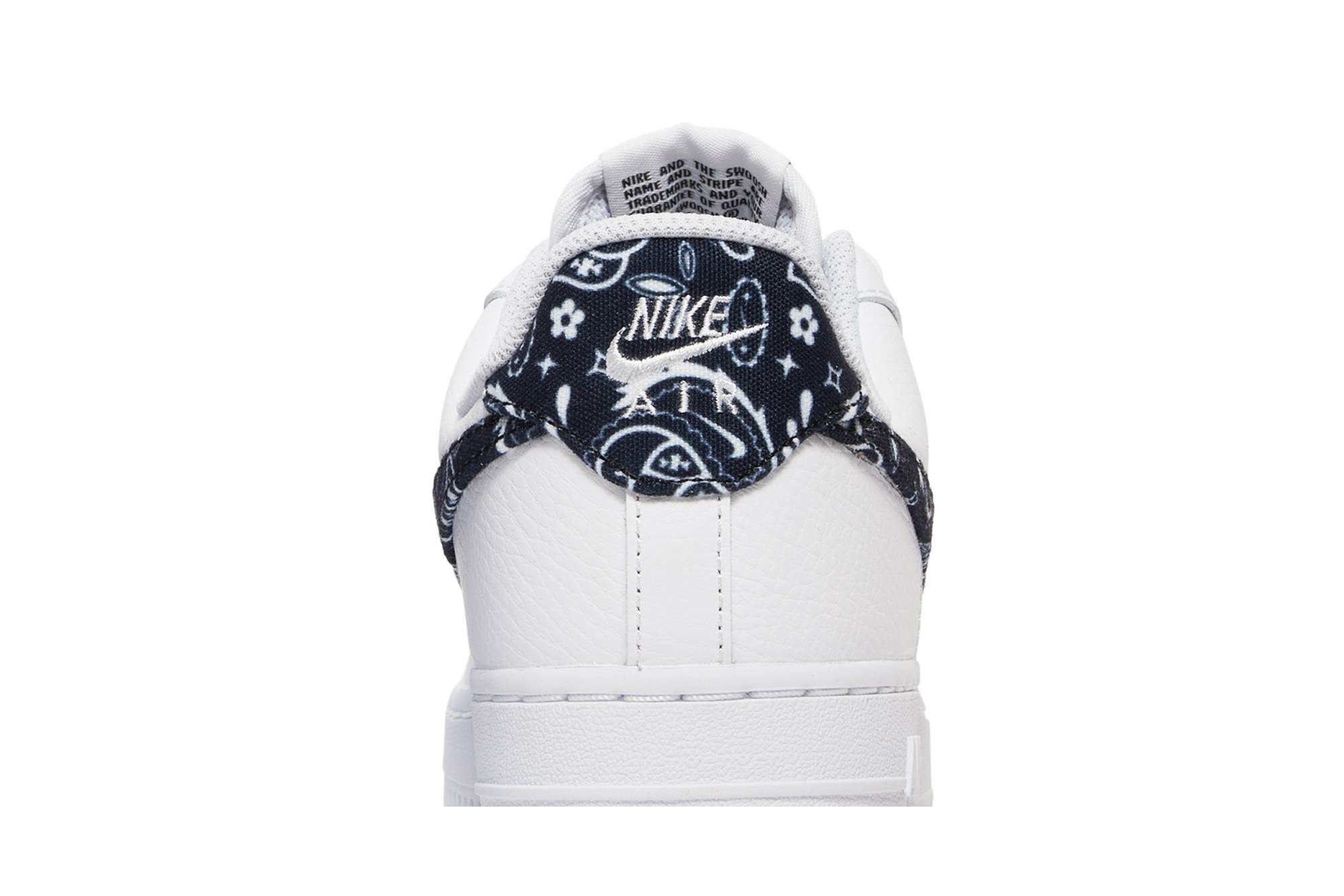 Nike Air Force 1 Low ’07 Essential ‘Black Paisley’ DH4406-101 - Image 7
