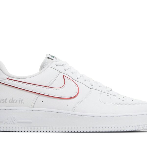 Nike Air Force 1 Low ‘Just Do It White Noble Green Metallic Silver University Red’ DQ0791-100