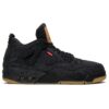 Levi’s x Air Jordan 4 Retro ‘Black Denim’ (Blank Tag) AO2571-001