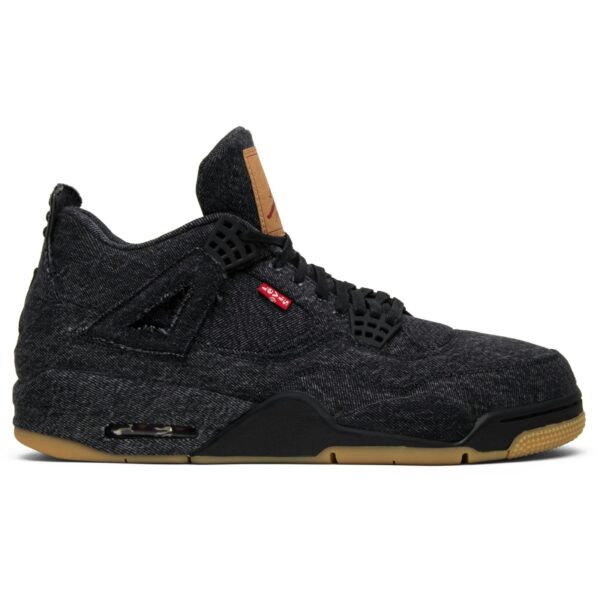 Levi’s x Air Jordan 4 Retro ‘Black Denim’ (Blank Tag) AO2571-001
