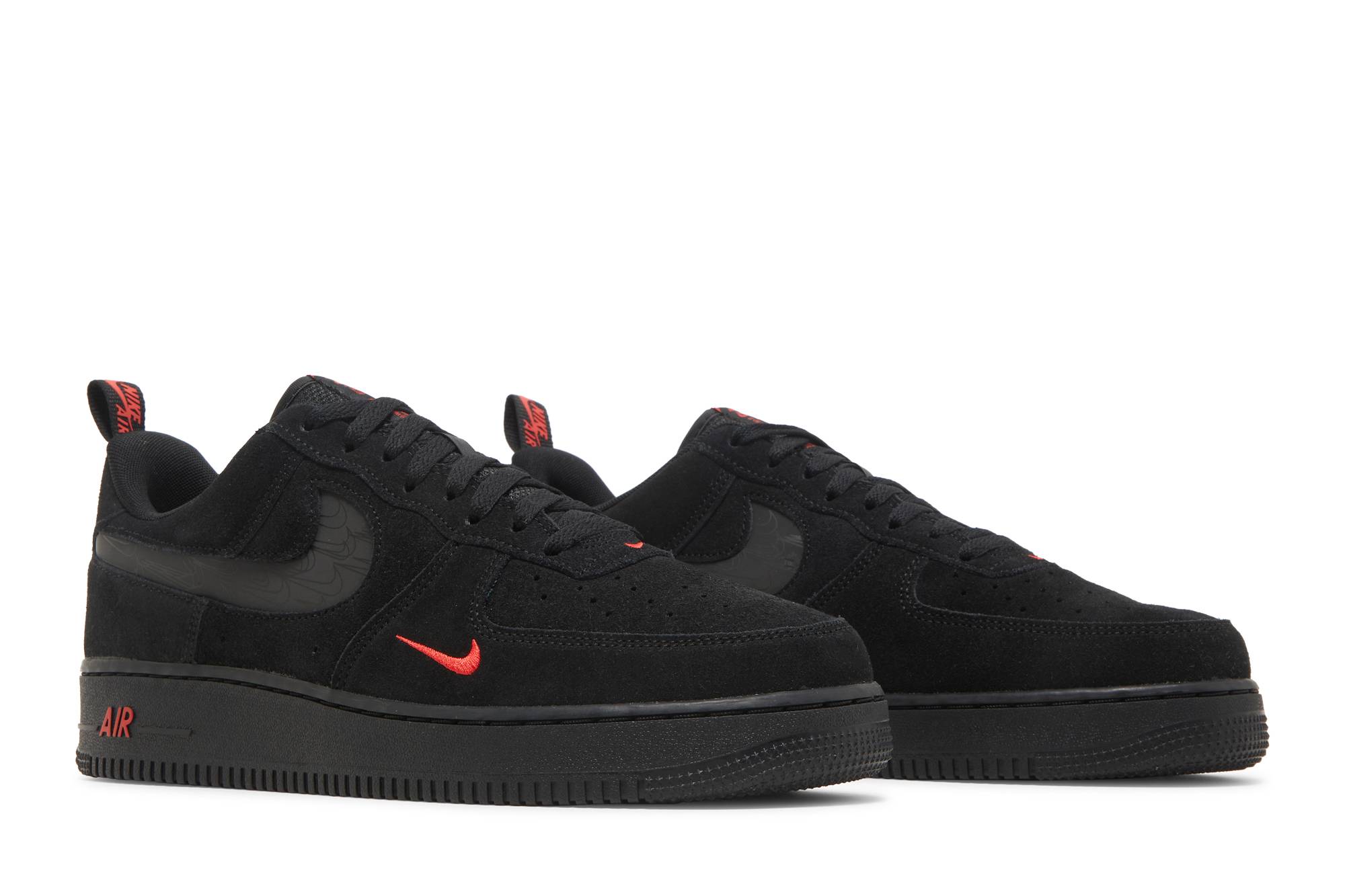 Nike Air Force 1 Low ‘Multi-Swoosh Black Orange’ DZ4514-001 - Image 8
