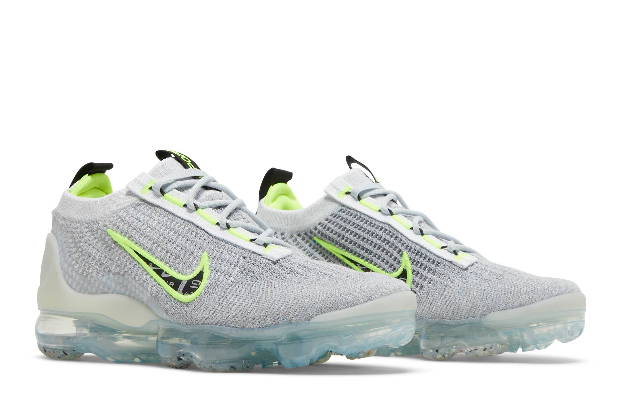 Nike Air VaporMax 2021 FK ‘Wolf Grey White Volt’ DH4085-001 - Image 8