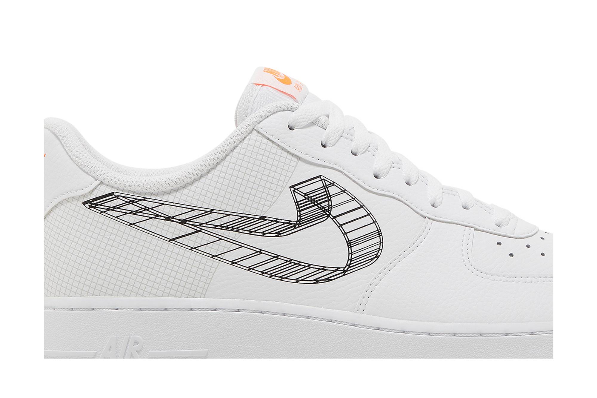 Nike Air Force 1 ’07 ‘3D Swoosh’ DR0149-100 - Image 2