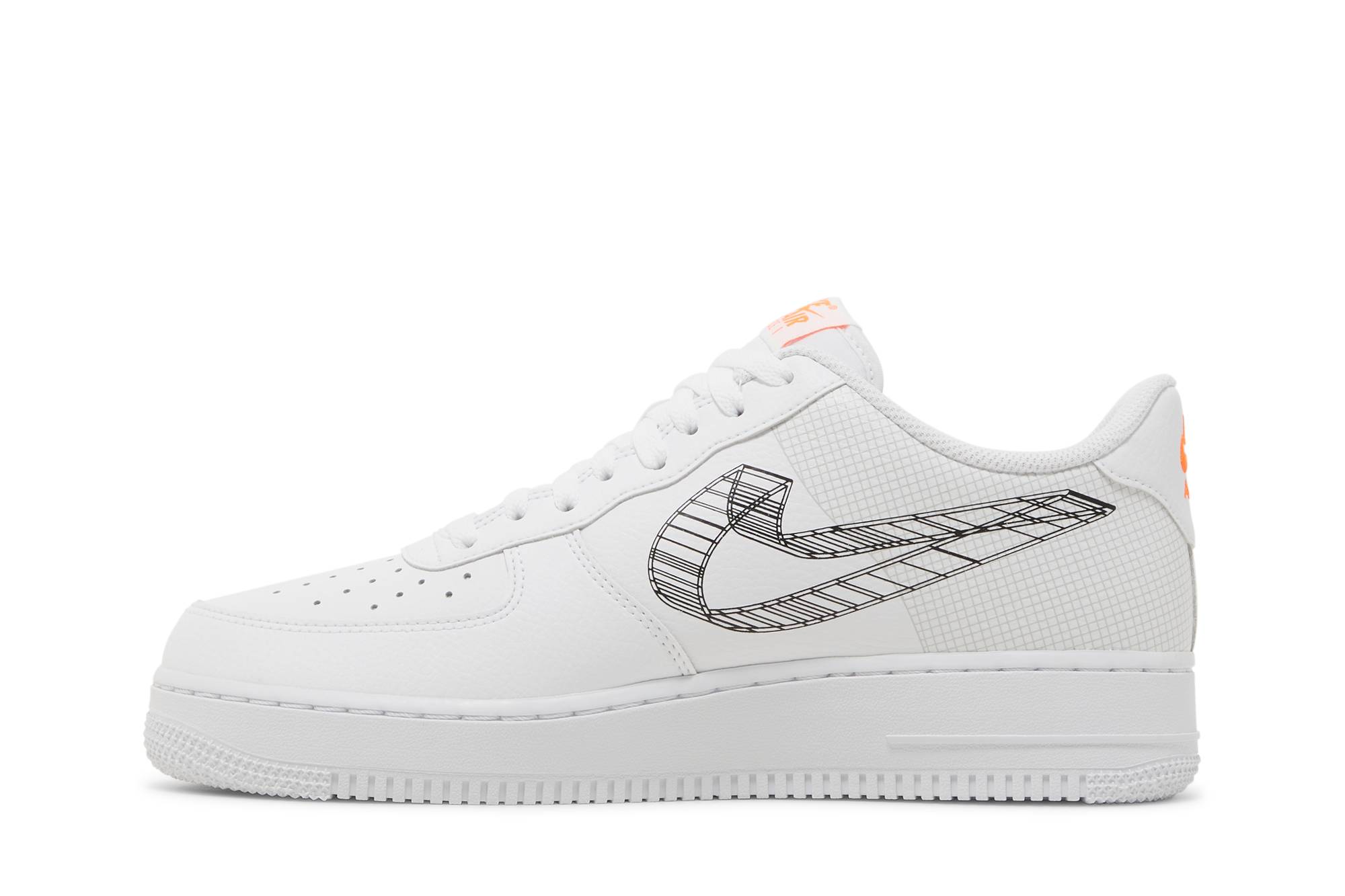 Nike Air Force 1 ’07 ‘3D Swoosh’ DR0149-100 - Image 3