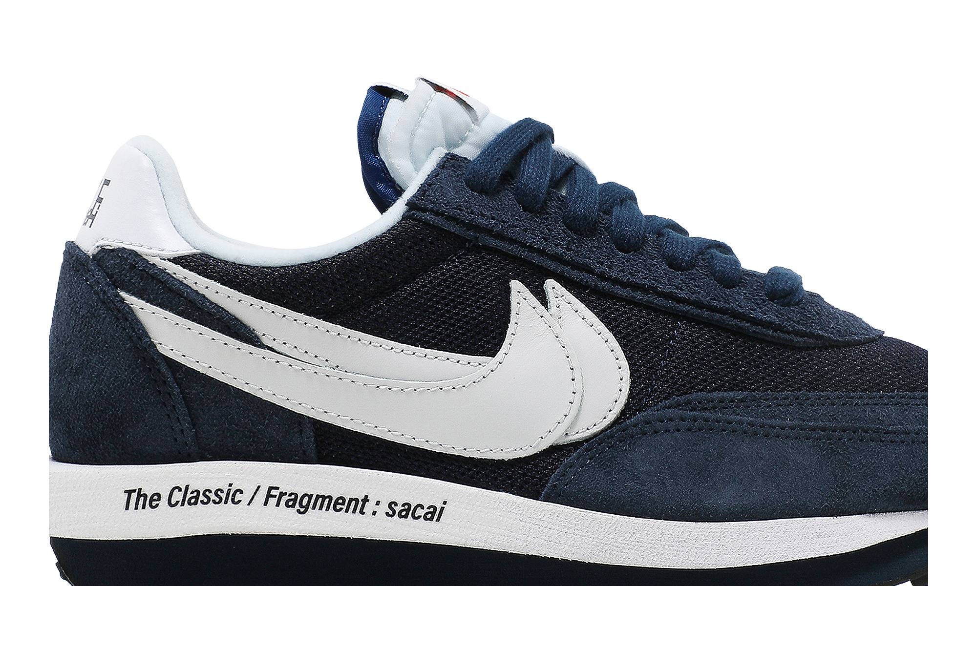 Fragment Design x sacai x Nike LDV Waffle ‘Blue Void’ DH2684-400 - Image 3