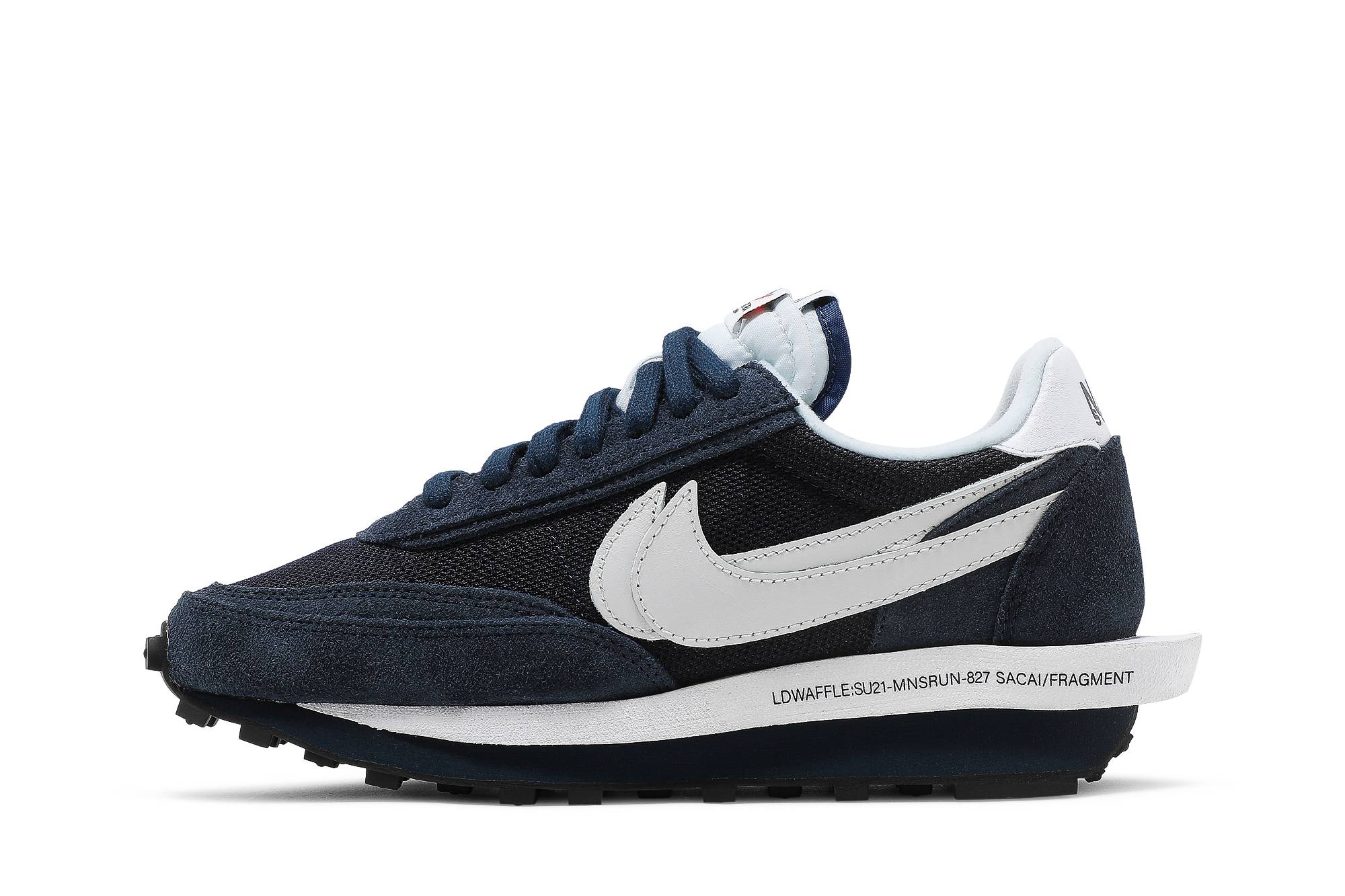 Fragment Design x sacai x Nike LDV Waffle ‘Blue Void’ DH2684-400 - Image 4